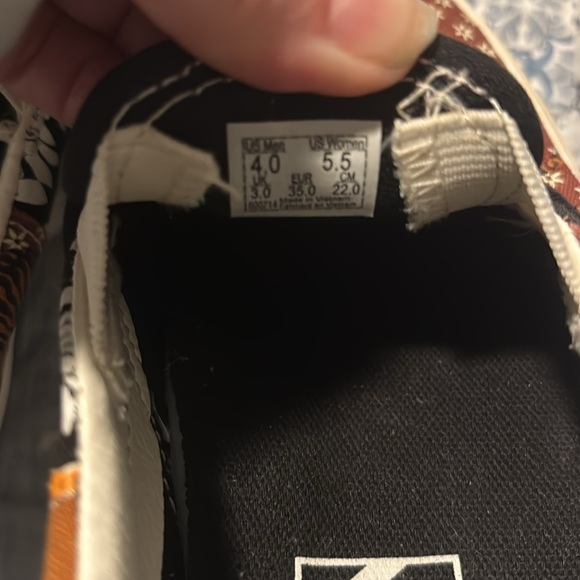 VANS Classic Slip-On Tiger Patchwork Shoes Size M4 / 5.5W Open to offers! - Picture 5 of 10